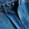 Ultimative Baumwoll-Denim-Jeans mit ausgestelltem Bein