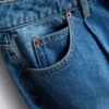 Ultimative Baumwoll-Denim-Jeans mit ausgestelltem Bein