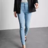 Ultimative Skinny-Jeans mit hoher Taille