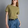 Ultimatives Baumwoll-T-Shirt mit Rundhalsausschnitt