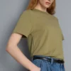Ultimatives Baumwoll-T-Shirt mit Rundhalsausschnitt