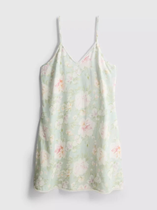 Unterkleid mit floralen Spitzenbesätzen