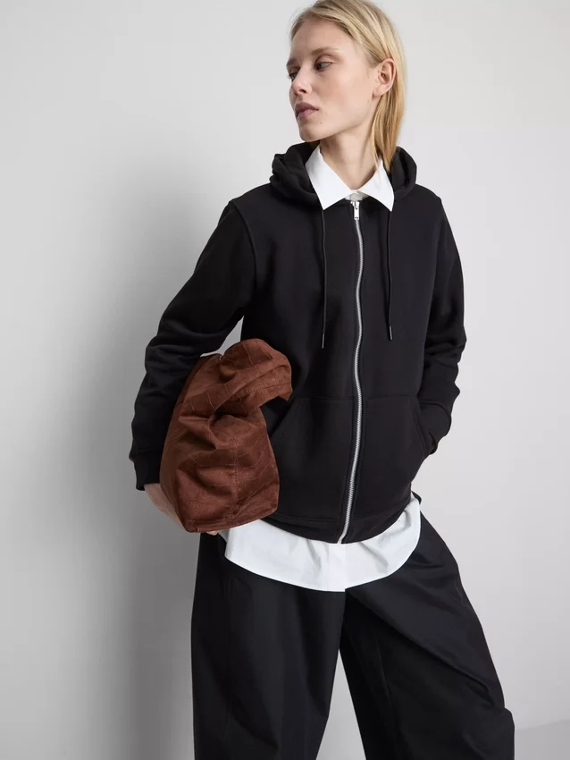 Unverzichtbarer Hoodie mit Reissverschluss