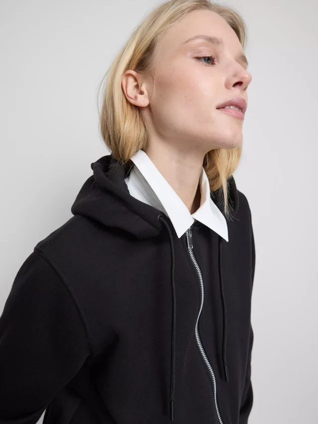 Unverzichtbarer Hoodie mit Reissverschluss
