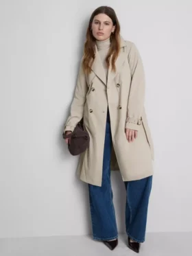 Unverzichtbarer Trenchcoat mit Gürtel
