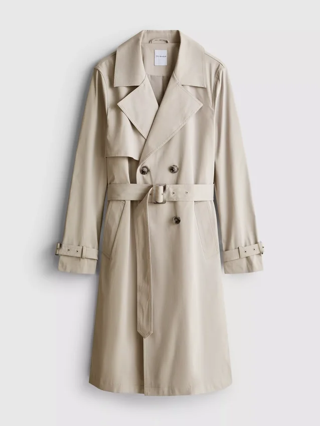 Unverzichtbarer Trenchcoat mit Gürtel