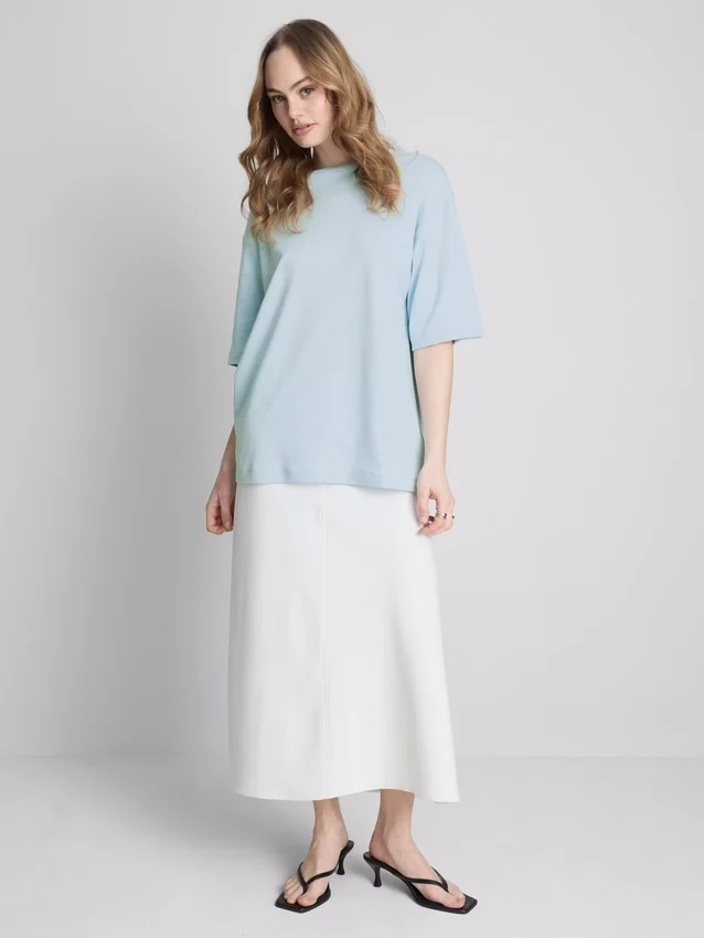 Unverzichtbares Oversize-Baumwoll-T-Shirt
