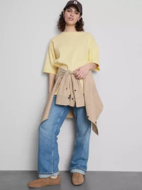Unverzichtbares Oversize-Baumwoll-T-Shirt