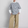 Unverzichtbares Oversize-Baumwoll-T-Shirt