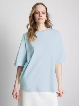 Unverzichtbares Oversize-Baumwoll-T-Shirt