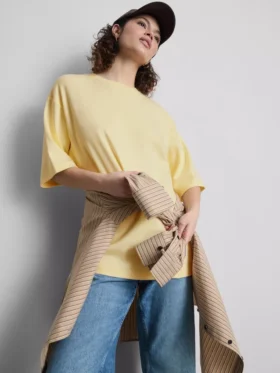 Unverzichtbares Oversize-Baumwoll-T-Shirt