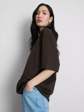 Unverzichtbares Oversize-Baumwoll-T-Shirt