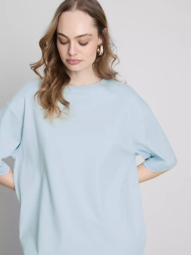 Unverzichtbares Oversize-Baumwoll-T-Shirt