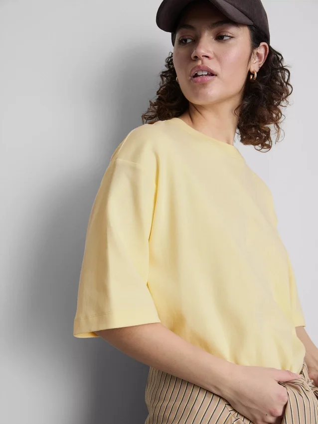 Unverzichtbares Oversize-Baumwoll-T-Shirt
