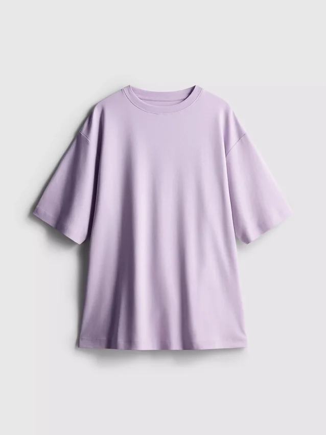 Unverzichtbares Oversize-Baumwoll-T-Shirt