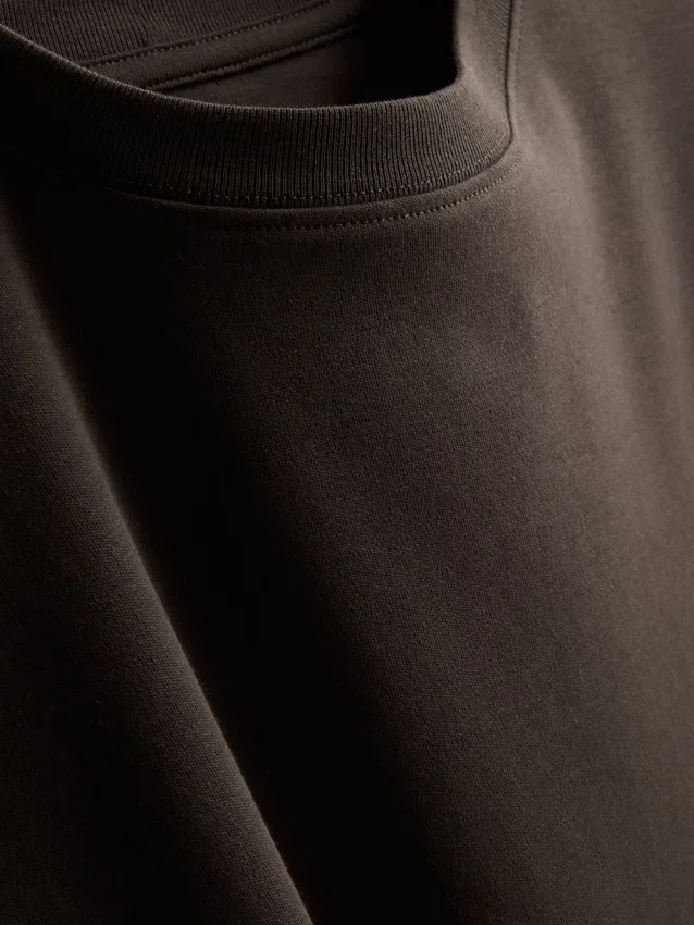 Unverzichtbares Oversize-Baumwoll-T-Shirt
