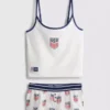USA FC Baumwoll-reiches Cami-Shorty-Schlafanzug