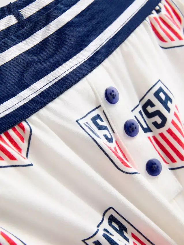 USA FC Baumwoll-reiches Cami-Shorty-Schlafanzug