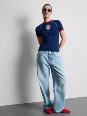 USA Longline-Baby-T-Shirt