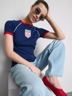 USA Longline-Baby-T-Shirt