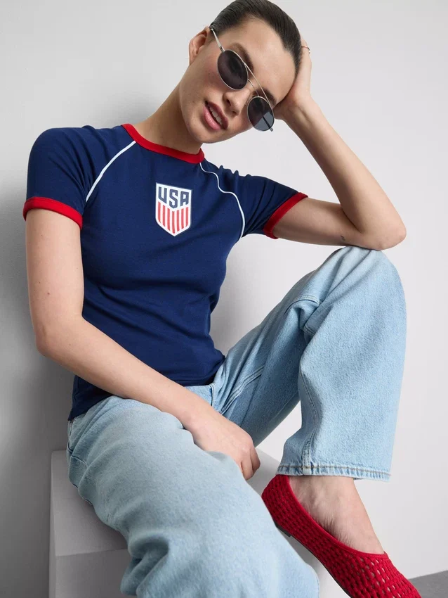 USA Longline-Baby-T-Shirt