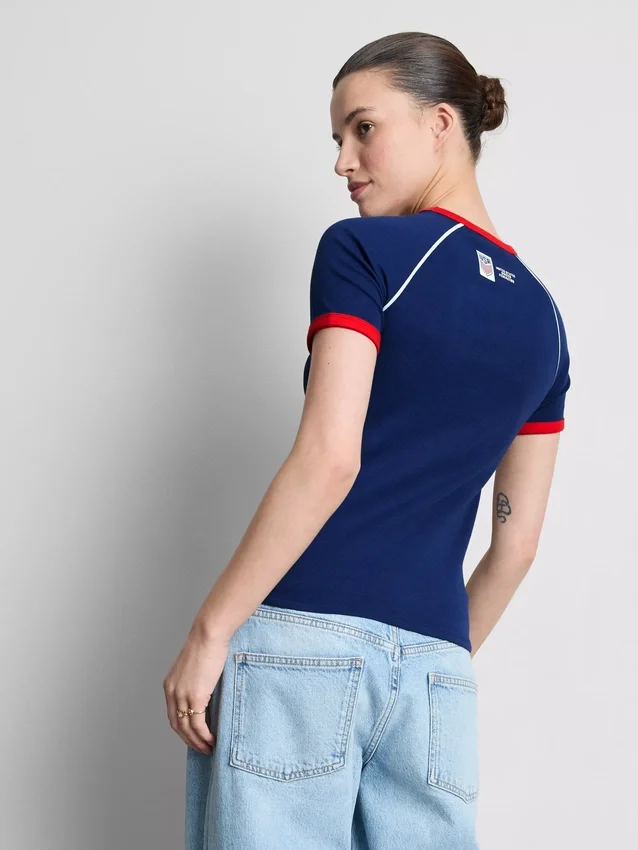 USA Longline-Baby-T-Shirt