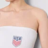 Usa Soccer Bandeau-Top mit hohem Baumwollanteil