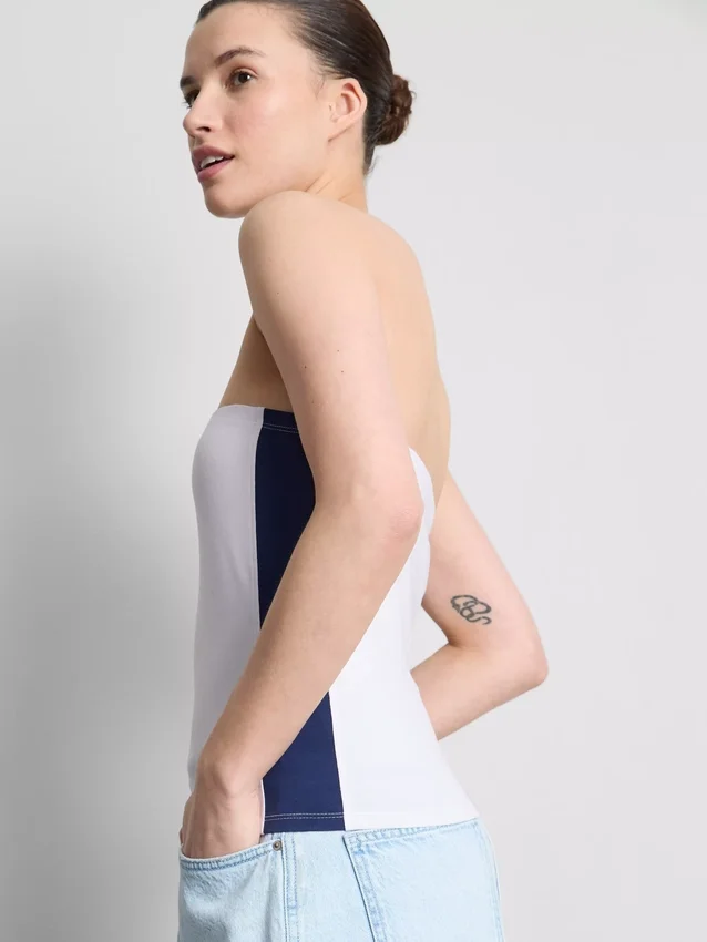 Usa Soccer Bandeau-Top mit hohem Baumwollanteil