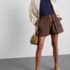 Utility-Shorts aus Baumwoll-Denim