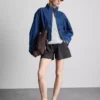Utility-Shorts aus Baumwoll-Denim