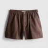 Utility-Shorts aus Baumwoll-Denim
