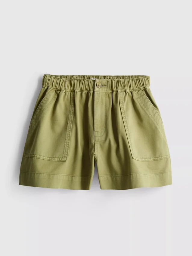 Utility-Shorts aus Baumwoll-Denim
