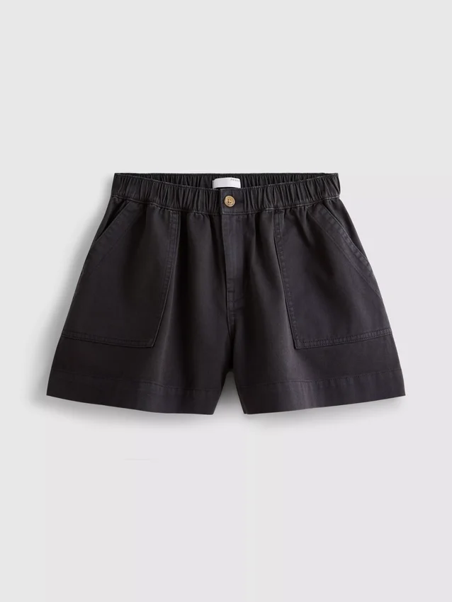 Utility-Shorts aus Baumwoll-Denim