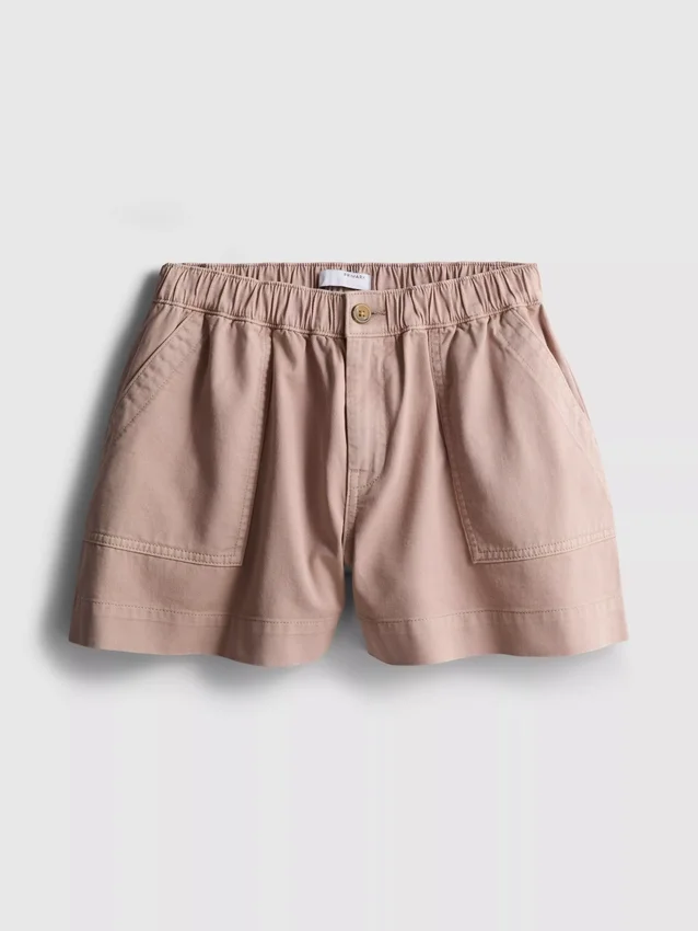 Utility-Shorts aus Baumwoll-Denim