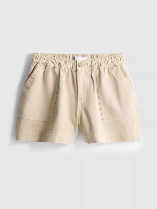 Utility-Shorts aus Baumwoll-Denim