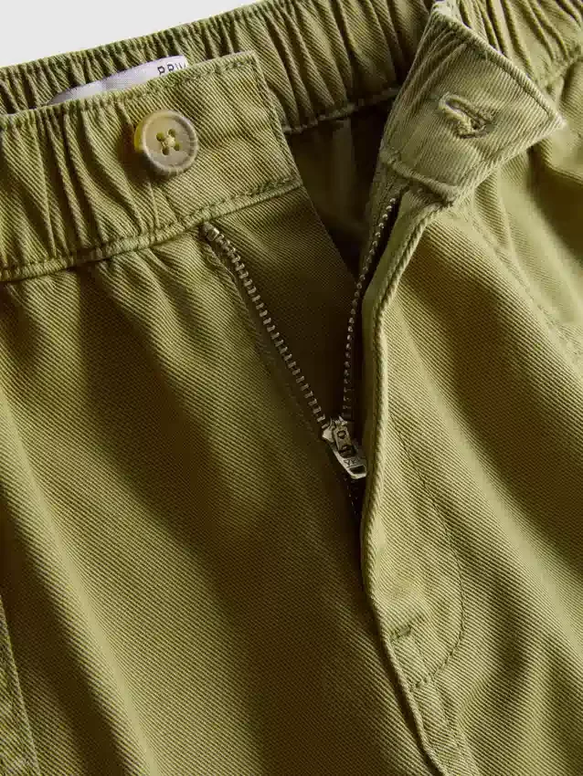 Utility-Shorts aus Baumwoll-Denim