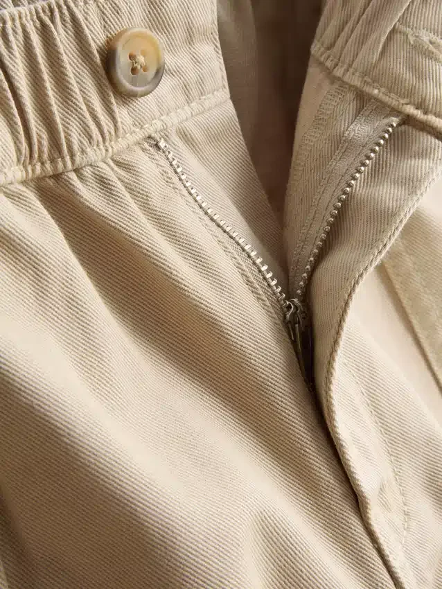 Utility-Shorts aus Baumwoll-Denim