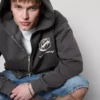 Viper-Hoodie mit durchgehendem Reissverschluss
