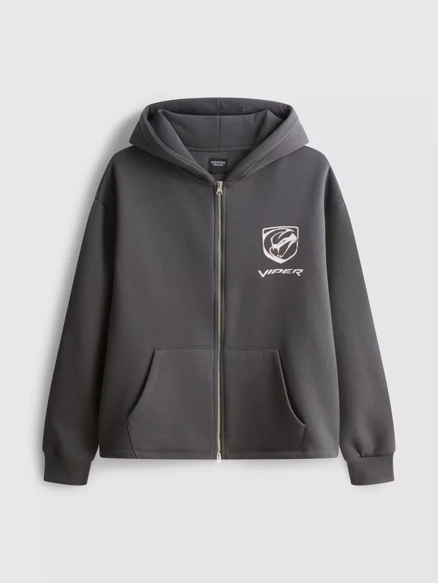 Viper-Hoodie mit durchgehendem Reissverschluss