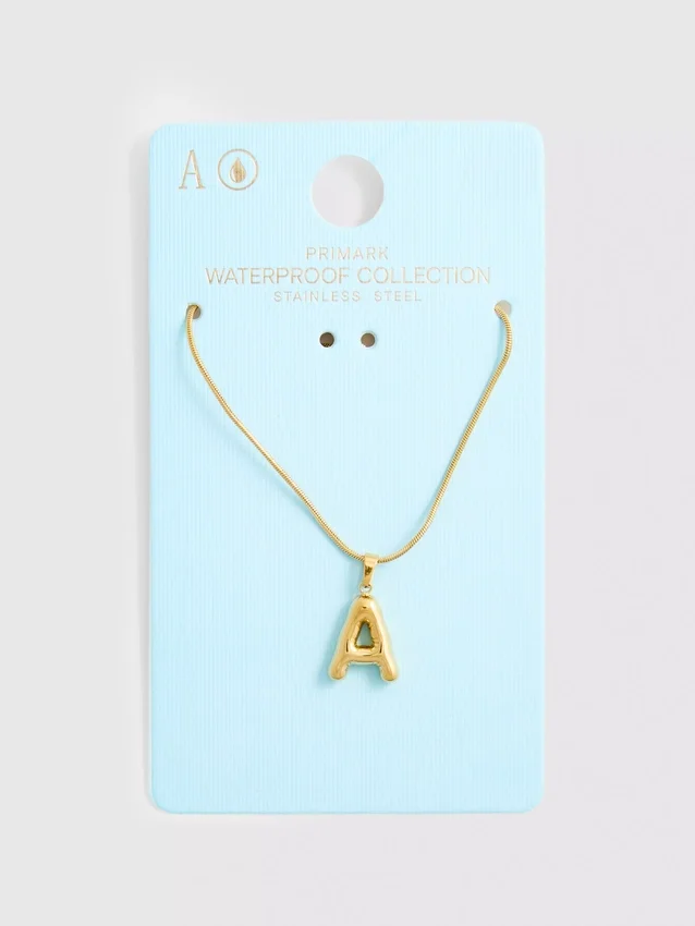 Wasserfeste Initialen-Halskette