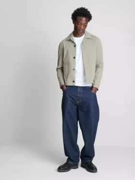 Weisses T-Shirt in Regular-Fit