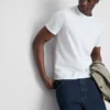 Weisses T-Shirt in Regular-Fit
