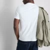 Weisses T-Shirt in Regular-Fit