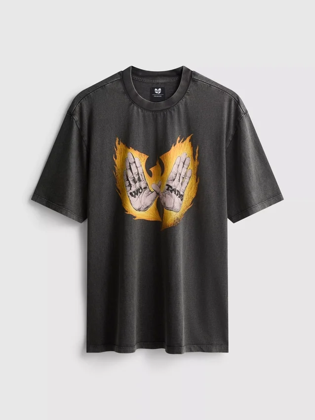 Wu-Tang-Clan-T-Shirt mit kurzen Ärmeln