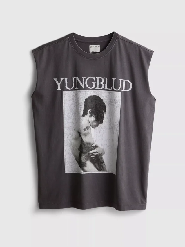 Yungblud Tanktop aus Baumwolle mit Aufdruck