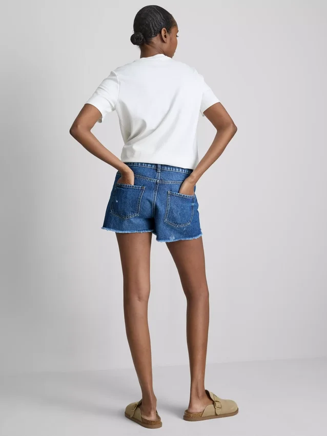 Zerrissene Jeansshorts