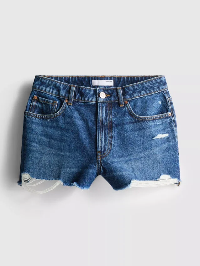 Zerrissene Jeansshorts