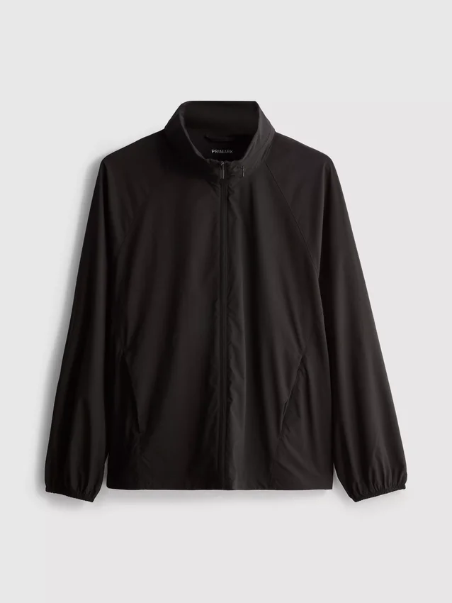 Zusammenrollbare Regenjacke mit Reissverschluss