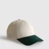 Zweifarbige Baseballkappe